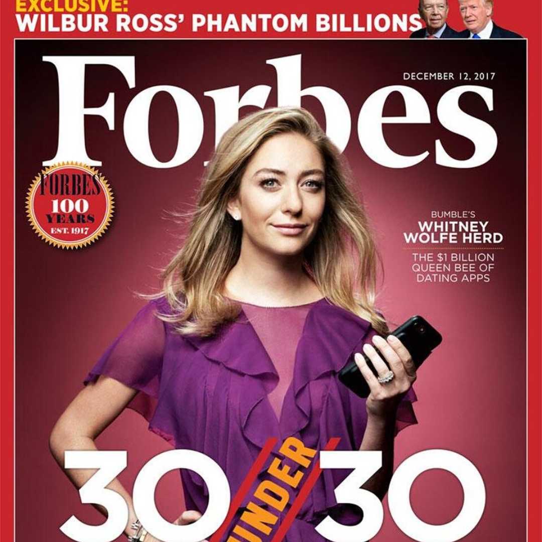A copy of Forbes Magazine is pictured