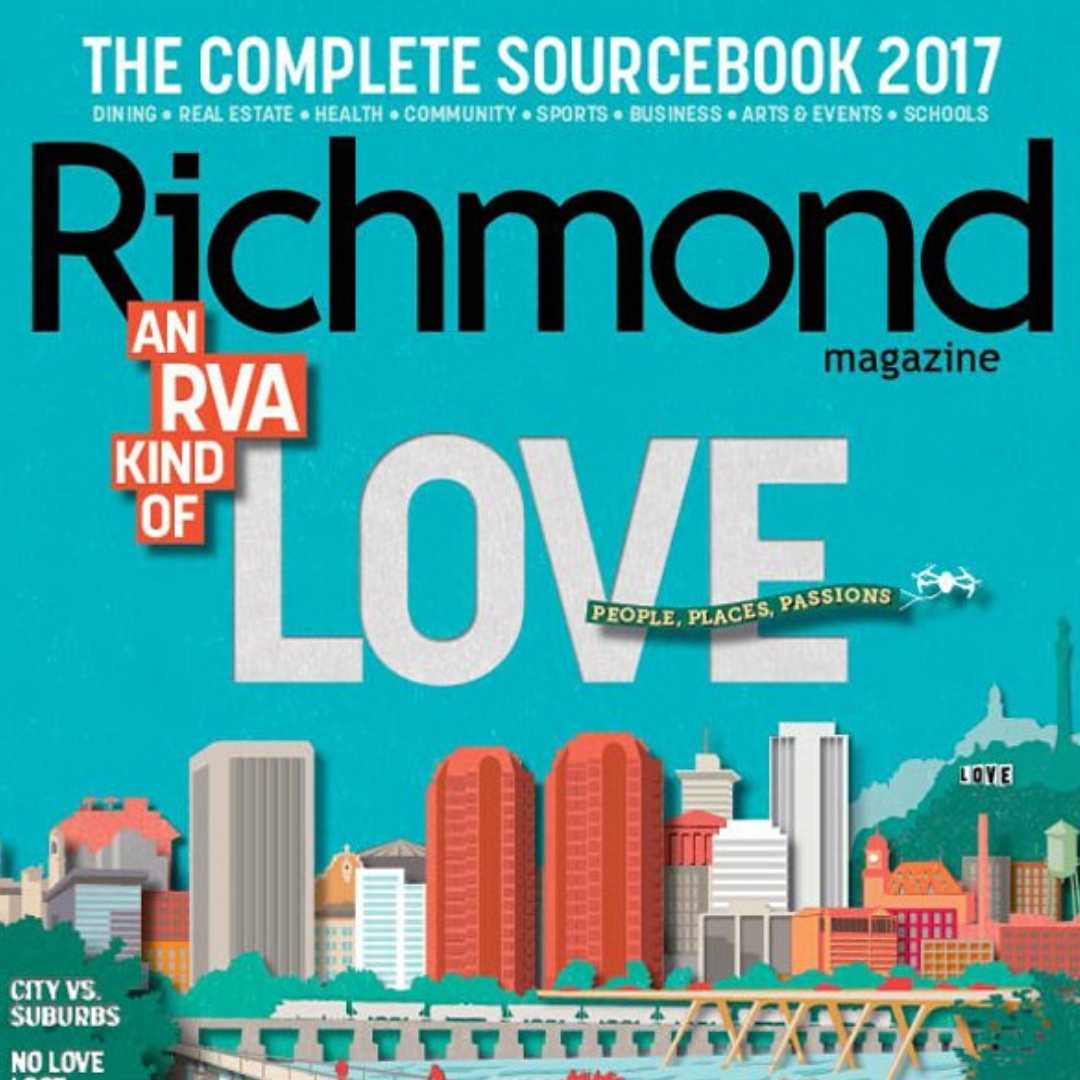 A copy of Richmond Magazine is pictured