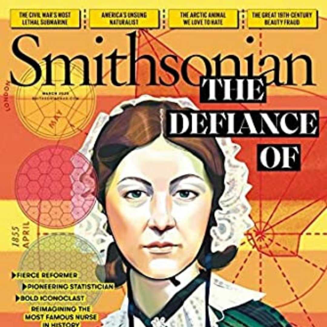 A copy of Smithsonian Magazine is pictured