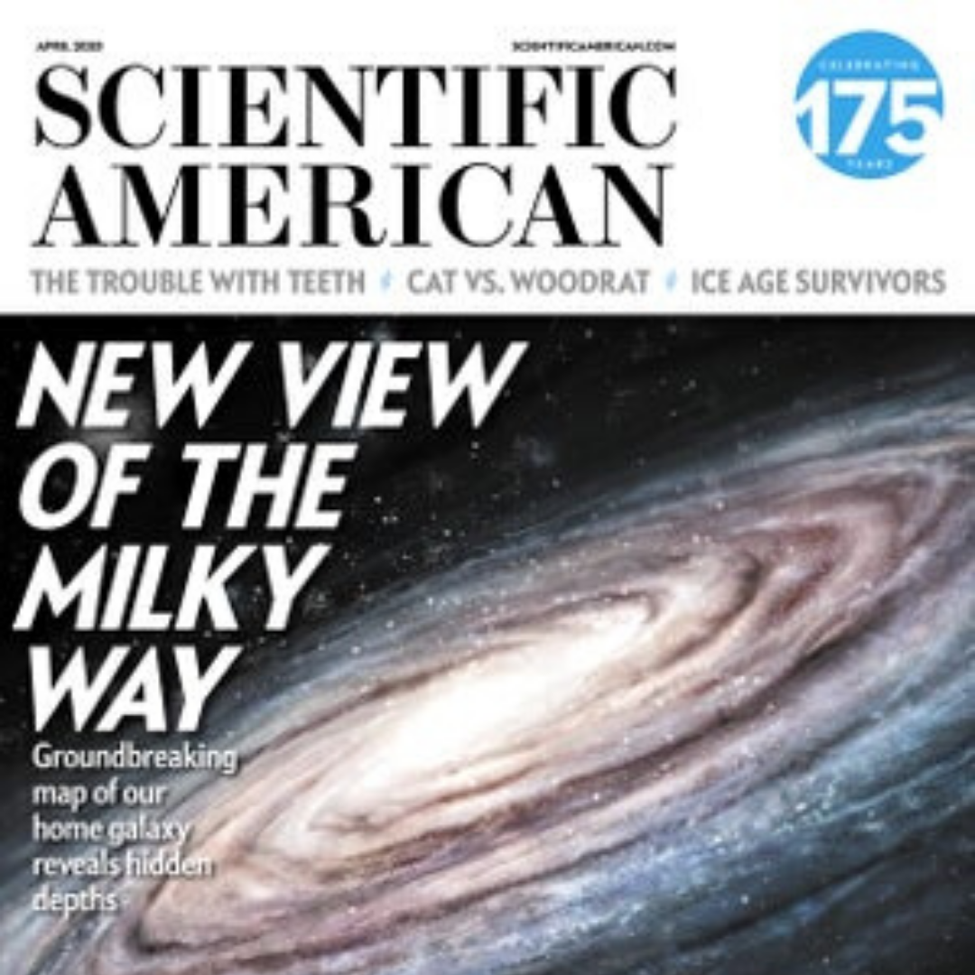 A copy of Scientific American Magazine is pictured